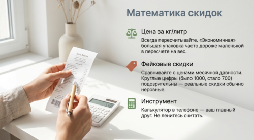 математика скидок