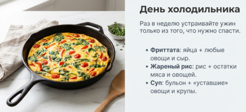 Готовить из остатков