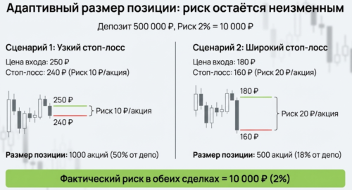 узкий и широкий стоп