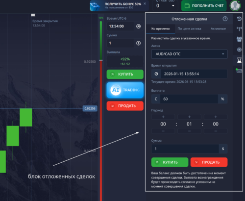 отложенные ордера