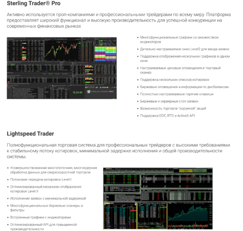 Sterling Trader Pro и Lightspeed