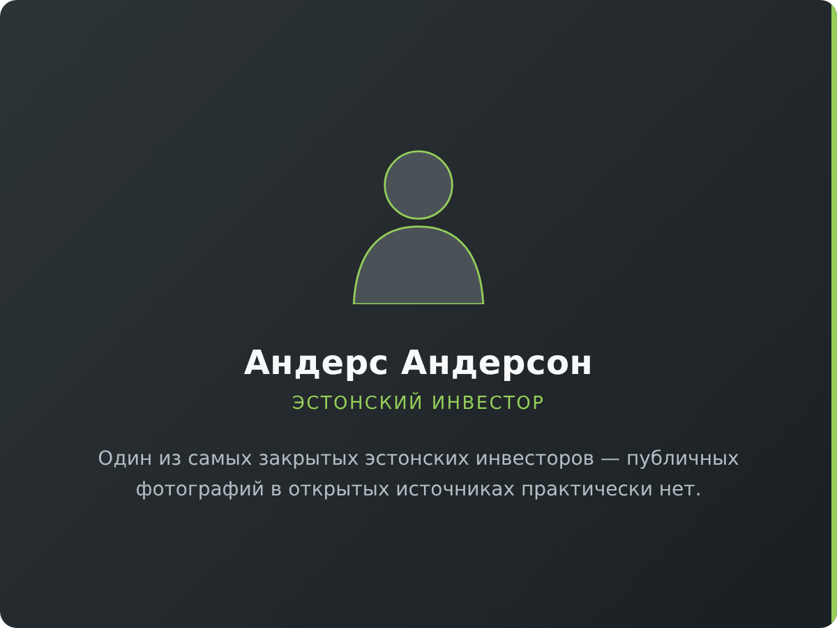 Андерс Андерсон — публичных фотографий не существует