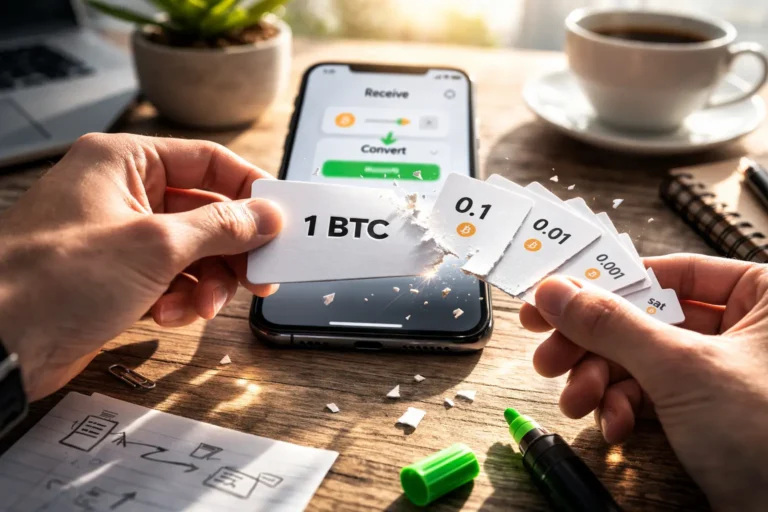 На сколько частей делится Биткоин? Как называются все его доли?