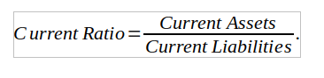 Current Ratio