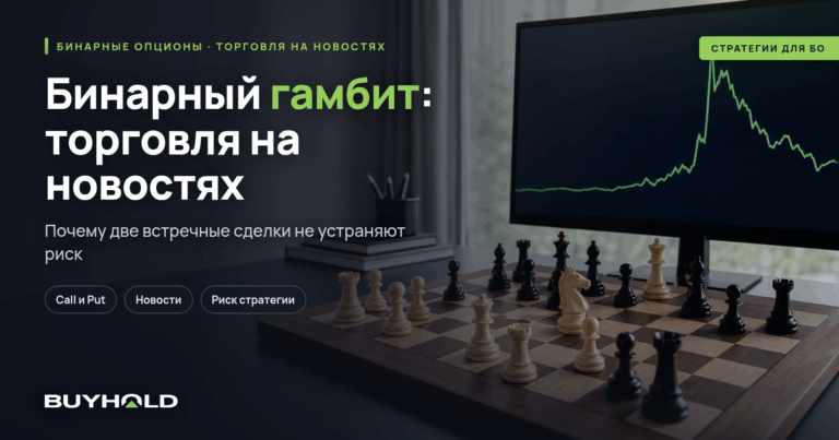 Бинарный гамбит — стратегия торговли на новостях