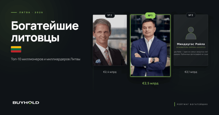 ТОП-10 самых богатых людей Литвы