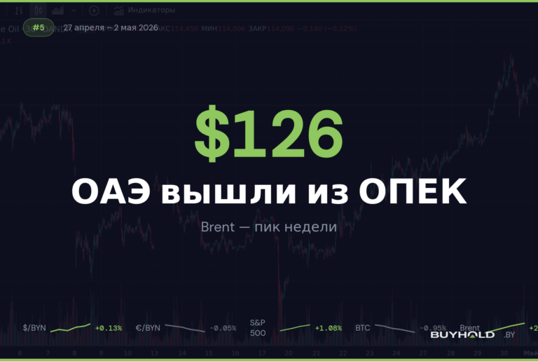 Обзор рынка 27 апреля – 2 мая 2026: ОАЭ разрушают нефтяной картель, а ФРС уходит в раскол