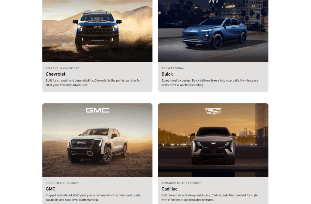 Автомобильные марки General Motors