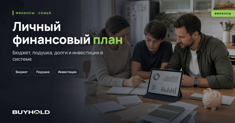Личный финансовый план: как свести бюджет, подушку, долги и инвестиции в систему